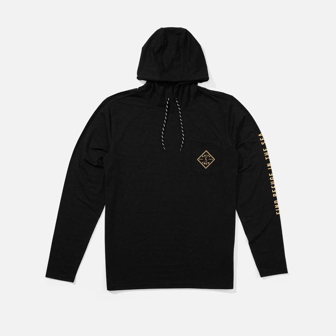Sweat Tippet Hood Tech Tee | Salty Crew — vue 3