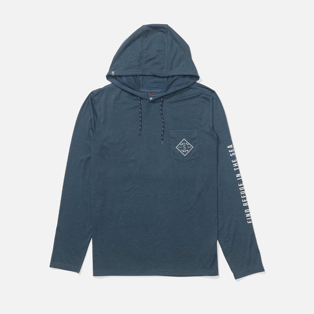 Sweat Tippet Hood Tech Tee | Salty Crew — vue 2