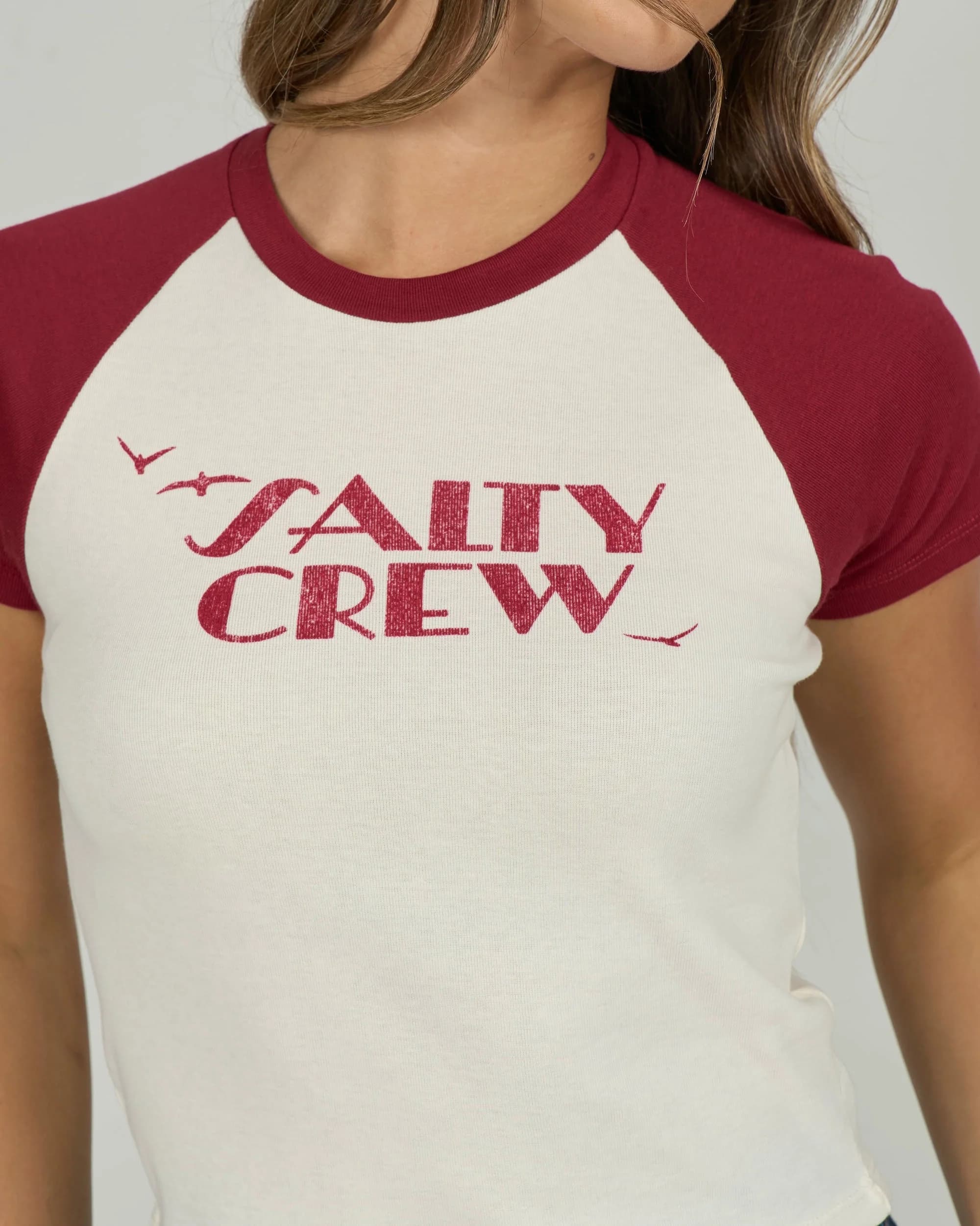 T-Shirt Sailors Delight Raglan | Salty Crew — vue 5